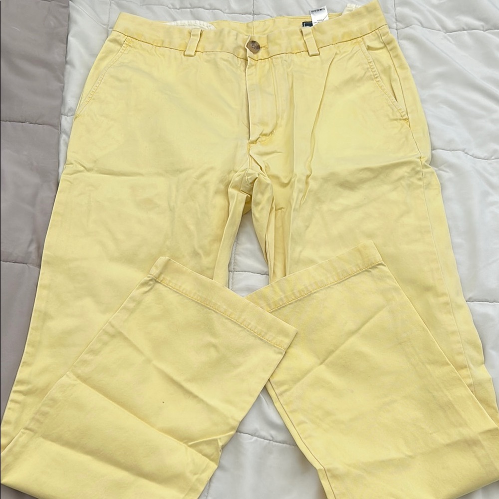 Vineyard Vines Yellow Chino Pants